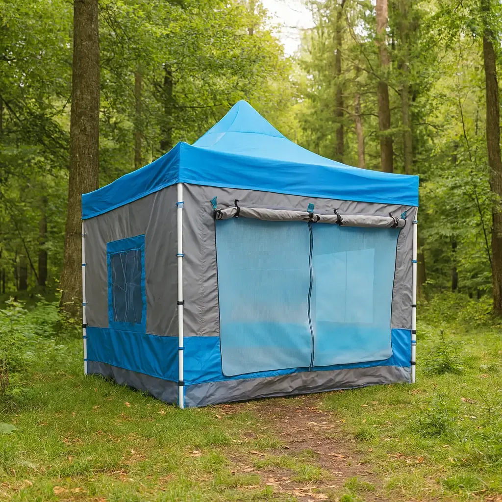 Karavan Kış Bahçesi 3x3 m. Açık Mavi Gri