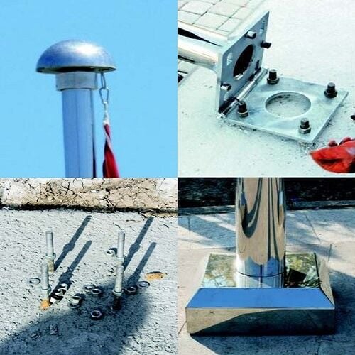 6 Metre Bayrak Direği