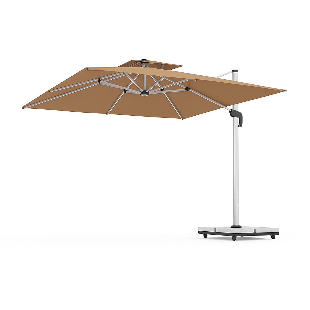 Roma Yandan Kollu Şemsiye 3x3 m.