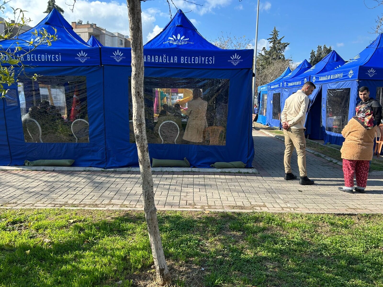 Taziye Çadırı 3x3 m. Şeffaf Pencereli