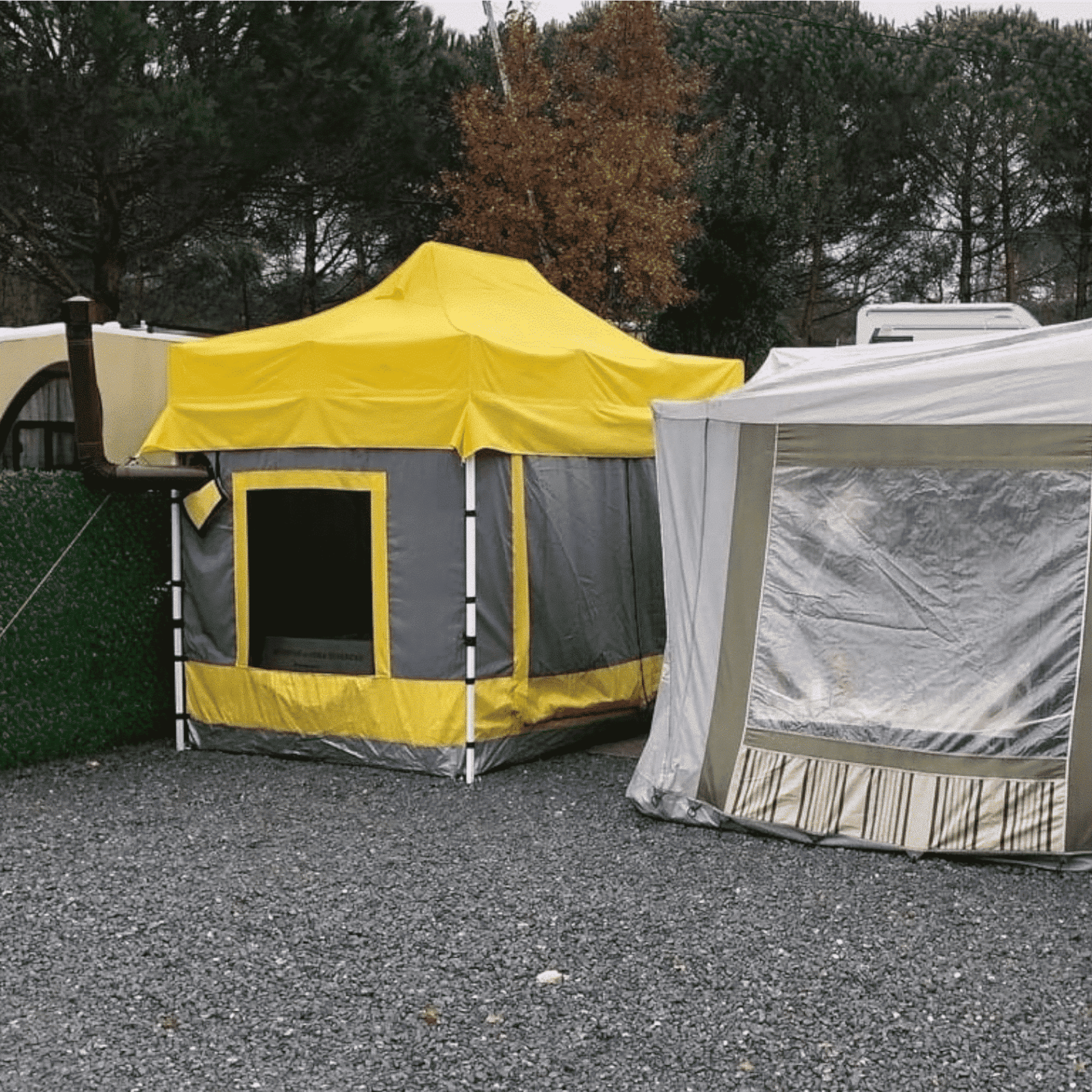 Karavan Kış Bahçe 3x4,5 m. Sarı Gri