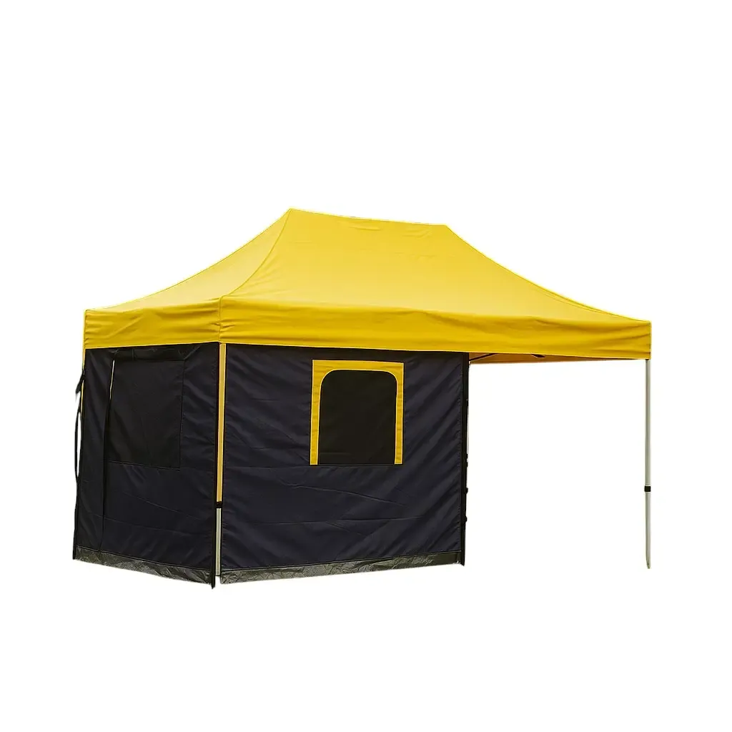Kamp/Karavan Kış Bahçesi 3x6 m. Sarı - Koyu Gri