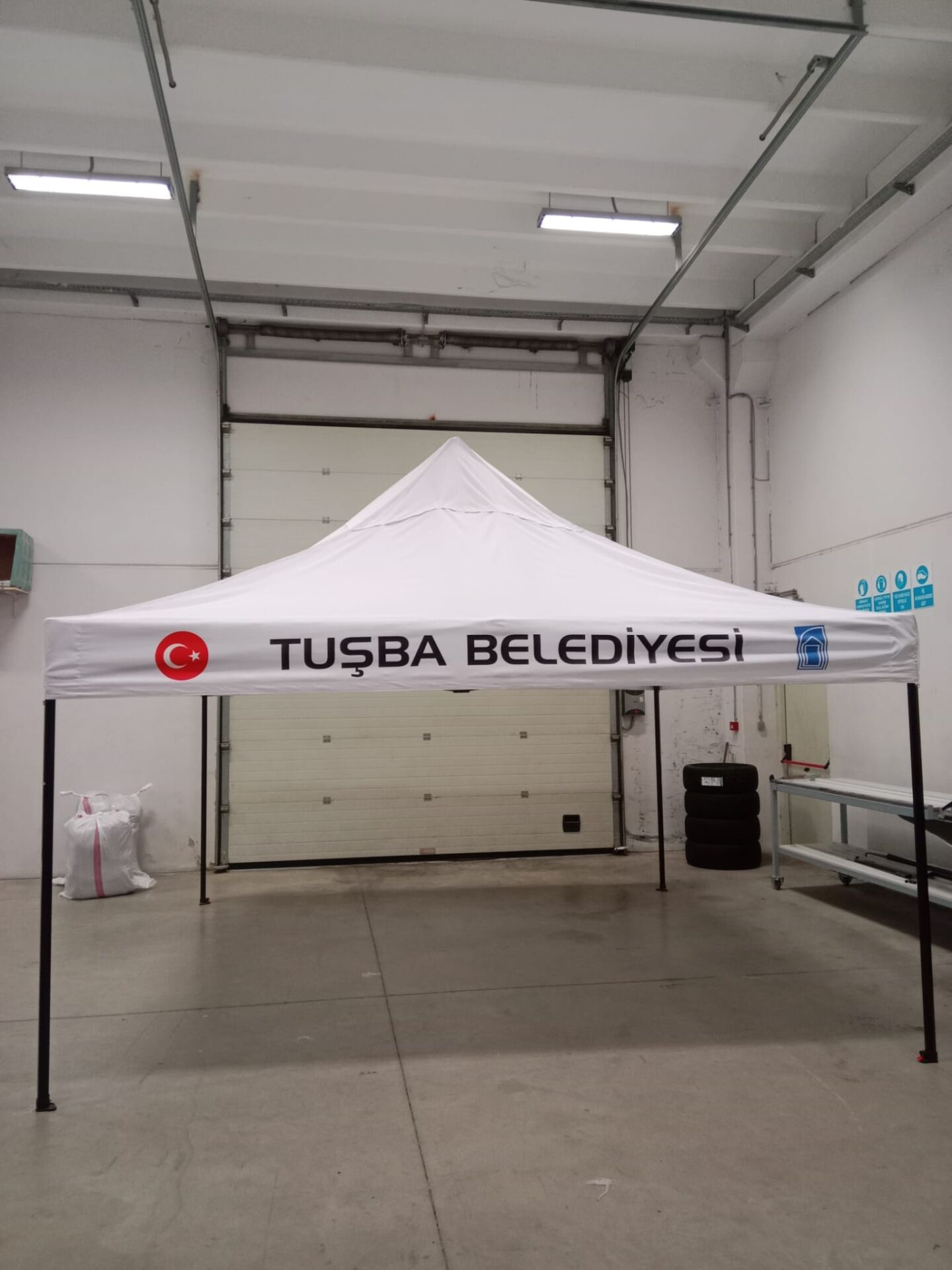 Taziye Çadırı 4x4 m. 40 mm Siyah Çelik