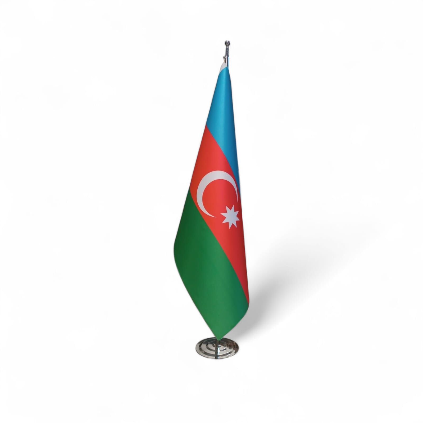 Krom Direkli Azerbaycan Makam Bayrağı