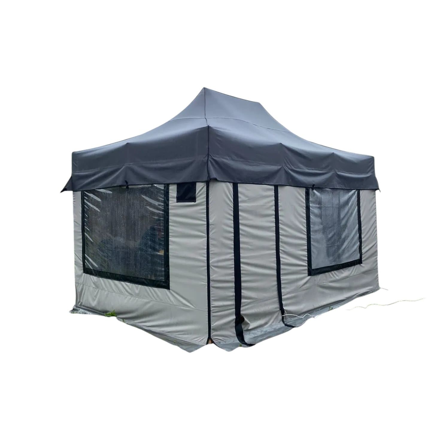 Karavan Kış Bahçesi 3x4,5 m. Koyu Gri Açık Gri