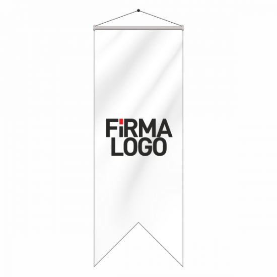 Logolu Kırlangıç Bayrak 50x200 cm