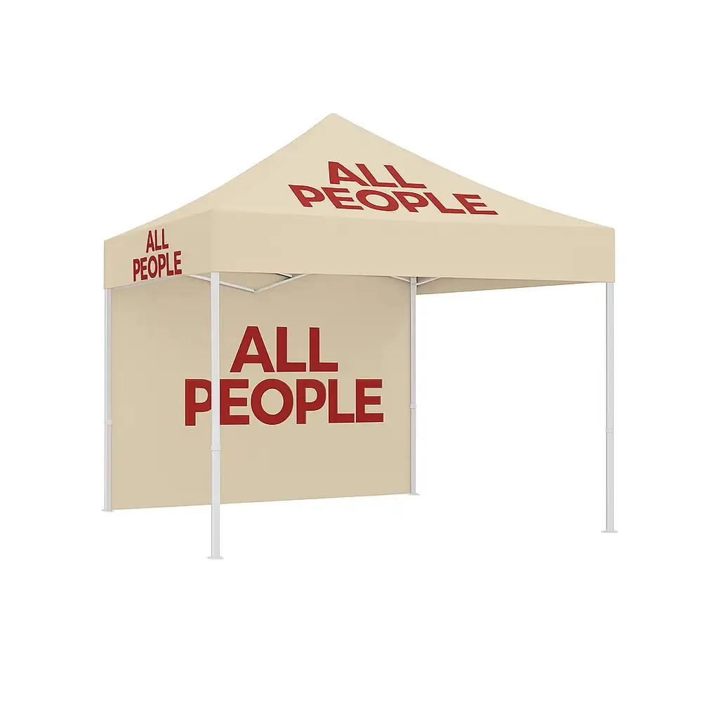 Baskılı Aura Gazebo Çadır 3x3 m. (Tam Duvarlı)