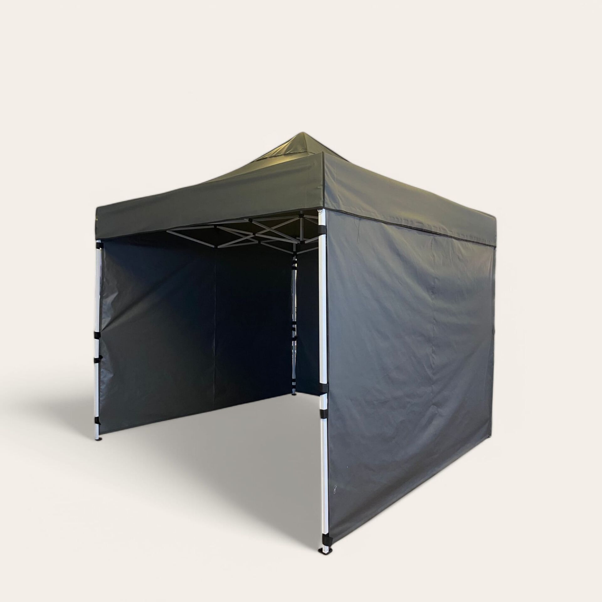 Gazebo Çadır 3x3 m. (3 Duvarlı - Gri)