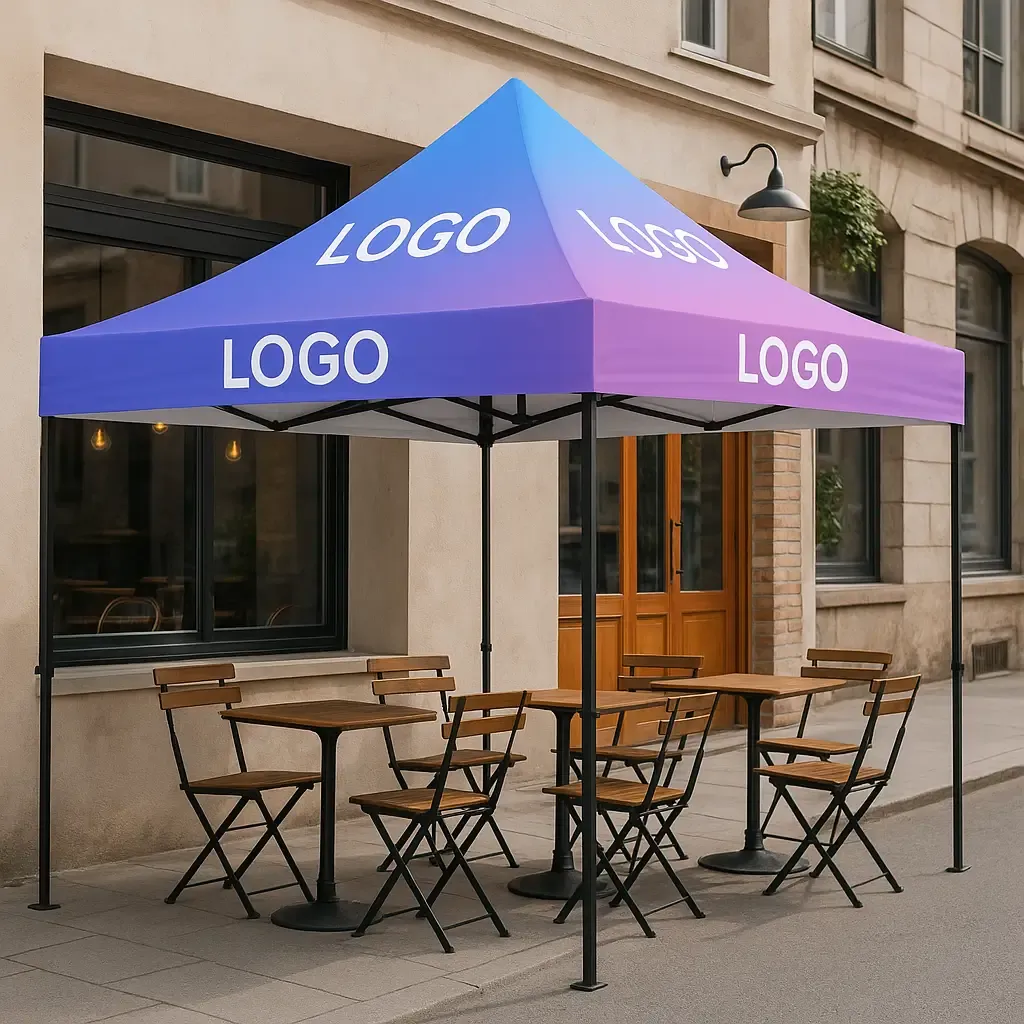 Baskılı Nova Gazebo Çadır 4x4 m.