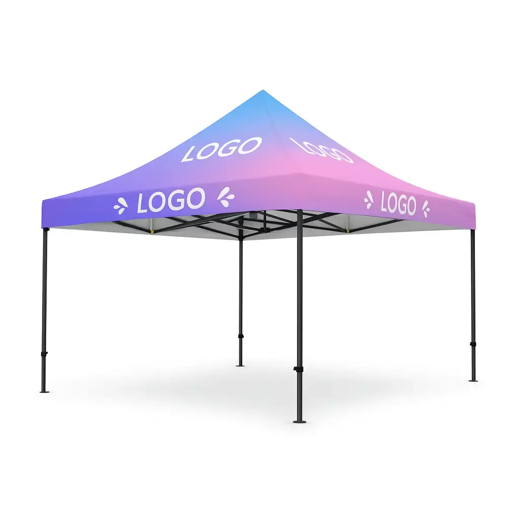 Baskılı Nova Gazebo Çadır 4x4 m.