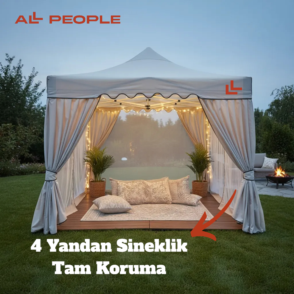 Bahçe Çadırı 3x3 m. Sineklikli