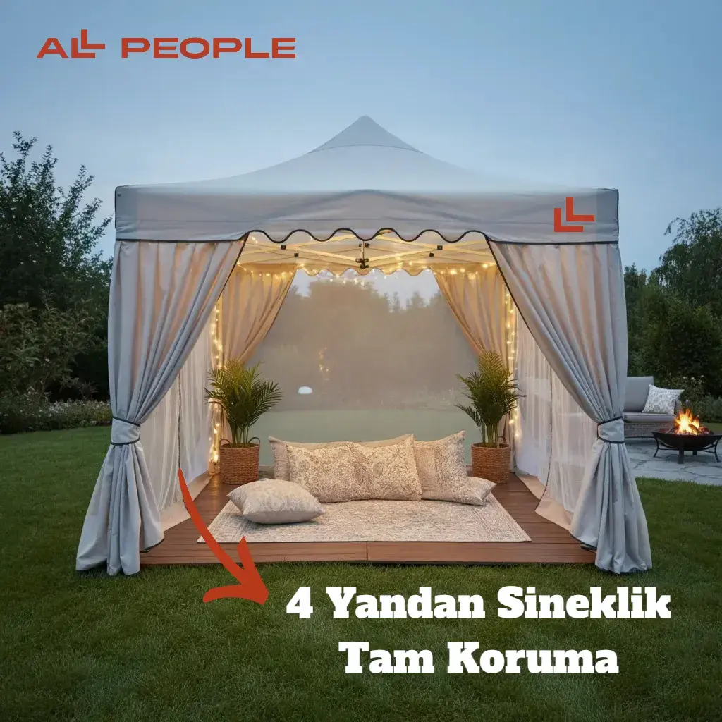 Bahçe Çadırı 3x3 m. Sineklikli | Aura Garden