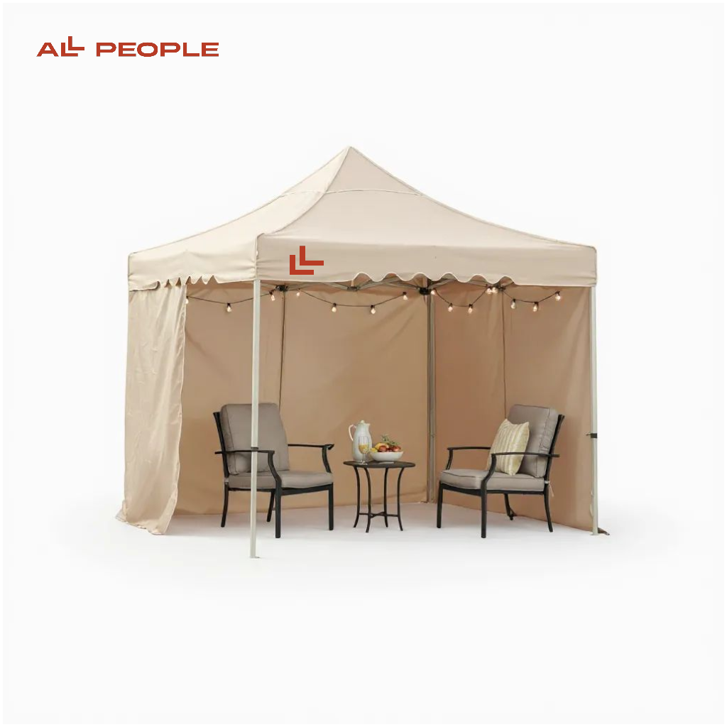 Bahçe Çadırı 3x3 m. Hareketli Perdeli